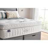 Silentnight Geltex 4000 Pocket Boxtop Mattress & Slate Grey Full Ottoman Divan in 3 Sizes