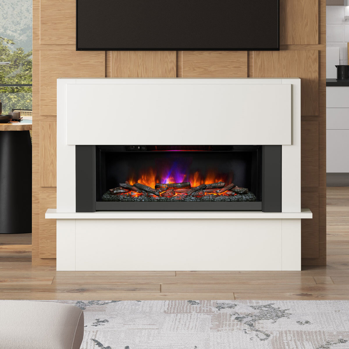 Costco media deals fireplace