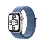Buy Apple Watch SE GPS, 40mm Silver Aluminium Case with Storm Blue Sport Band Loop, MRE33QA/A @costco.co.uk