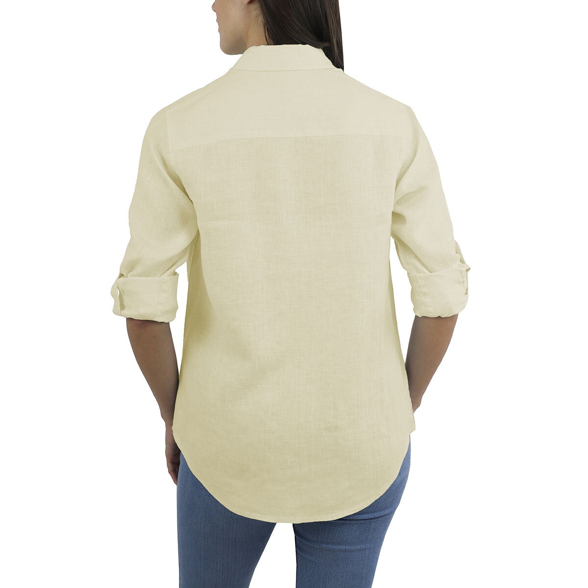 Jachs Ladies Linen Long Sleeve Shirt