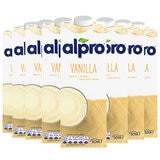 Alpro Vanilla Soya Drink, 8 x 1L