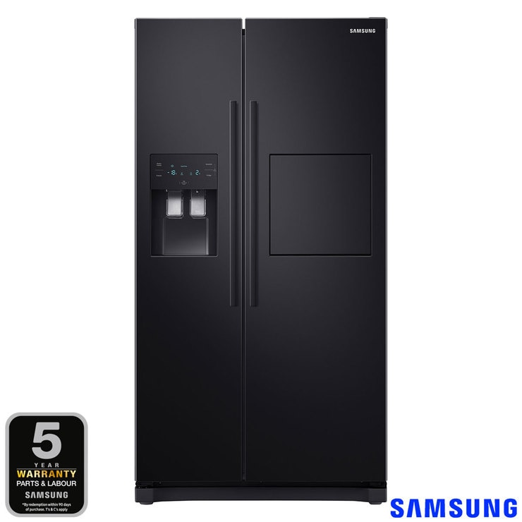 Samsung RS50N3913BC, Side by Side Fridge Freezer A+ Rating in Black ...