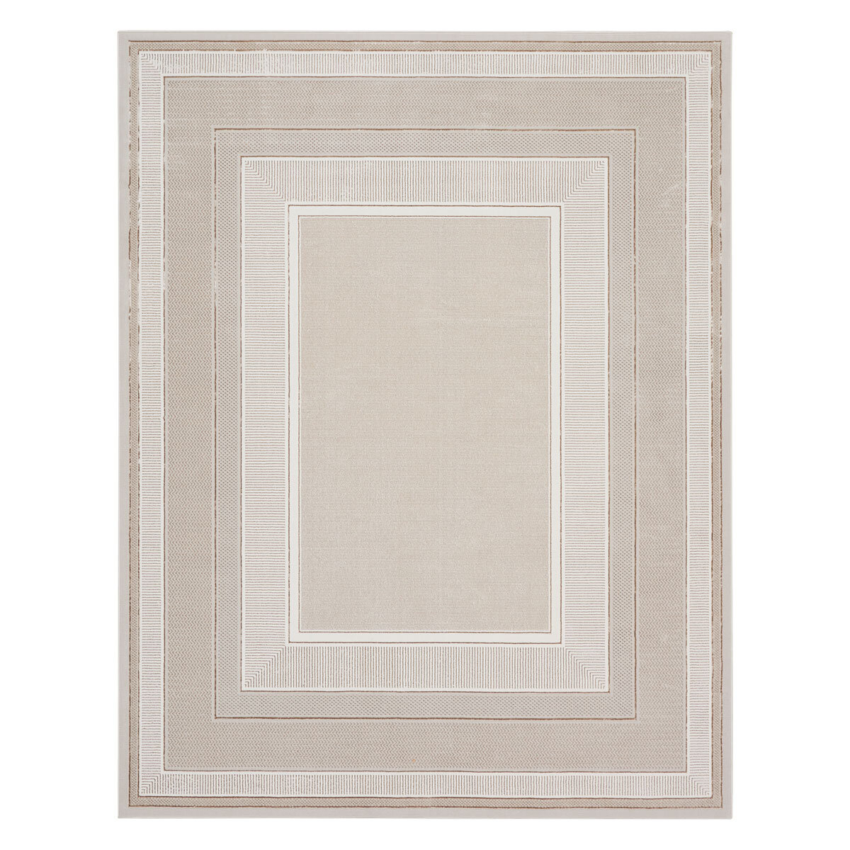 Glitz Ivory Border Rug 180 x 120 cm