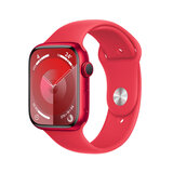 Apple Watch Series 9 GPS, 45mm Product(Red) Aluminium Case with Product(Red) Sport Band M/L, MRXK3QA/A