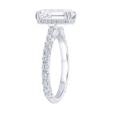 5.23ctw Emerald Cut Diamond Ring, Platinum