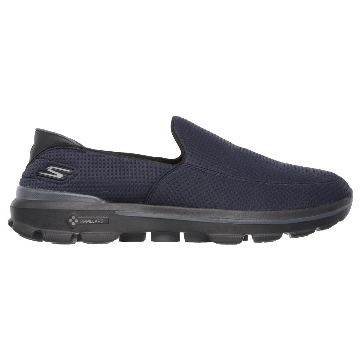 Skechers GOwalk 3 Unfold Men's Shoes Available in 2 Colours and 6 Sizes ...