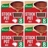 Knorr Beef Stock Pot, 4 x 8 x 28g