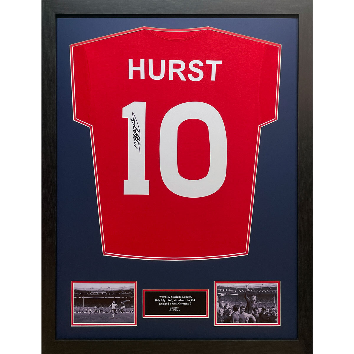 Sir Geoff Hurst Signed England 1966 Football Shirt | Cost...