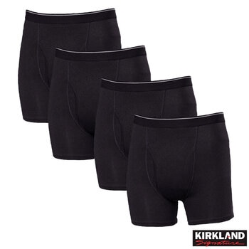 Kirkland Signature Men's Boxer Shorts, 4 Pack