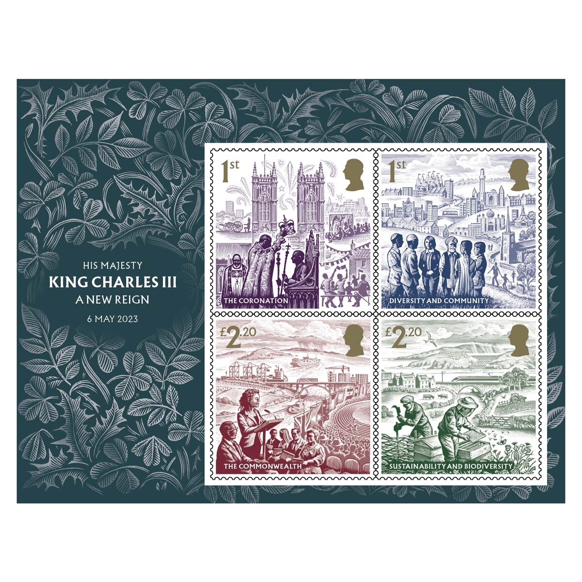 Buy King Charles III Stamps & BU Coin Cover Overview Image at Costco.co.uk