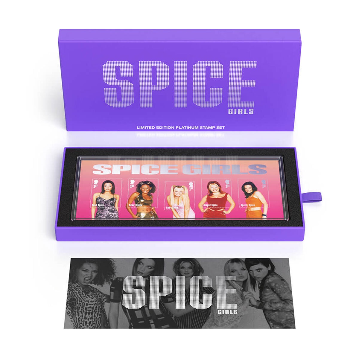 Royal Mail® Spice Girls Platinum Miniature Sheet