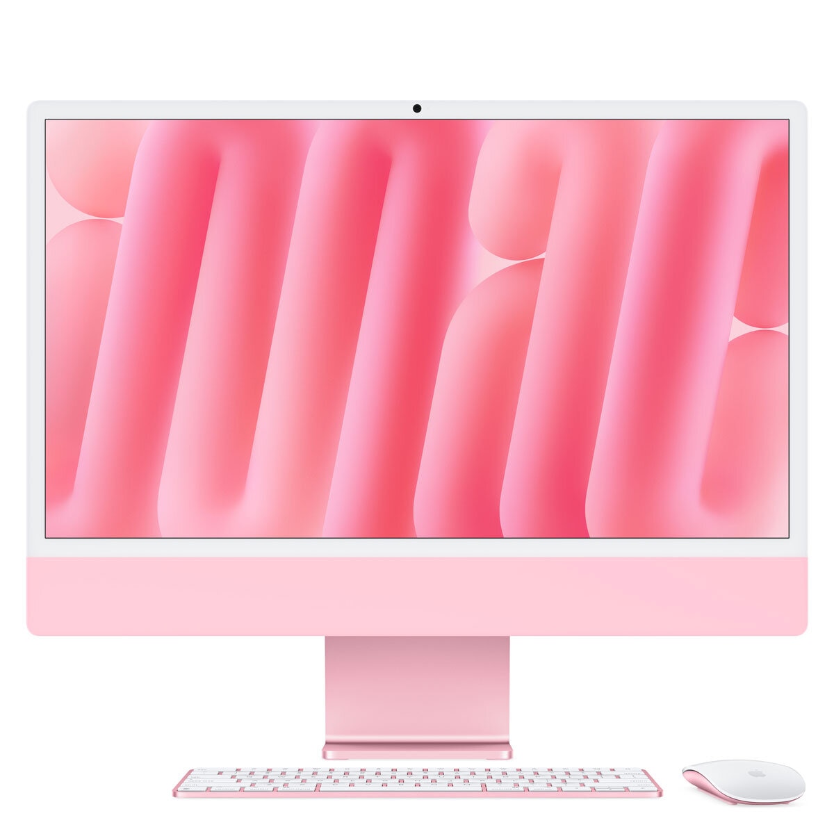 Apple iMac 2024, Apple M4 Chip, 8-Core CPU, 8-Core GPU, 16GB RAM, 256GB SSD 24 Inch in Pink, MWUC3B/A at costco.co.uk