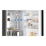 Siemens KG39NEXBF Fridge Freezer B Rated in Black Steel