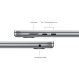Apple MacBook Air 2024, Apple M3 Chip, 16GB RAM, 512GB SSD, 15.3 Inch in Space Grey, MXD13B/A