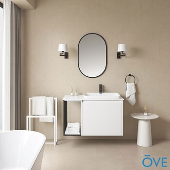 Ove Judy 1000mm Wide Wall Mounted Vanity in Matte White