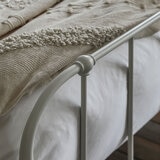 Gallery Loughton Cream Metal Bed Frame, Double