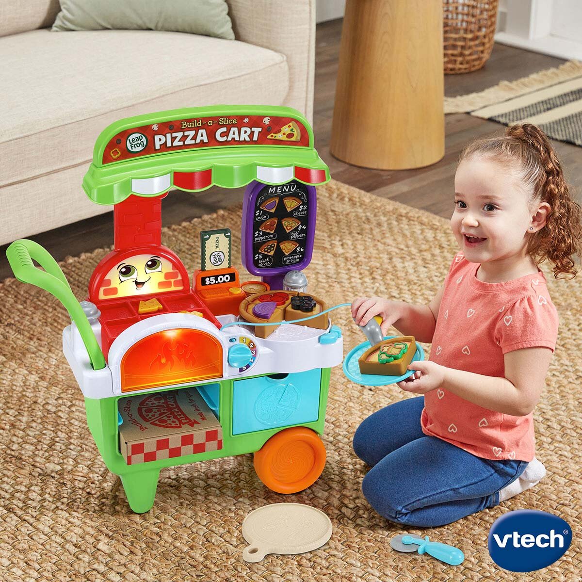 Leapfrog Build a Slice Pizza Cart (3+ Years)