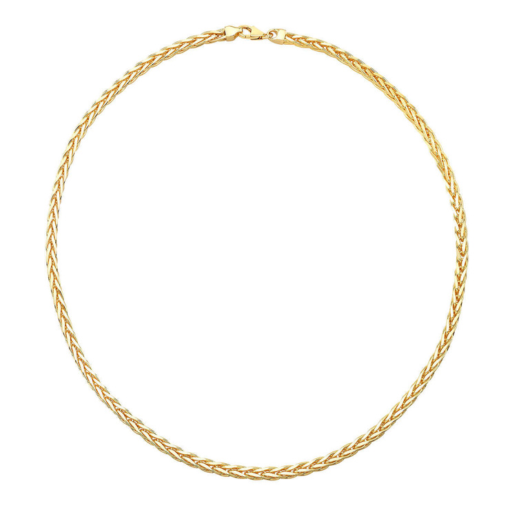 18ct Yellow Gold Wheat Chain | Costco UK