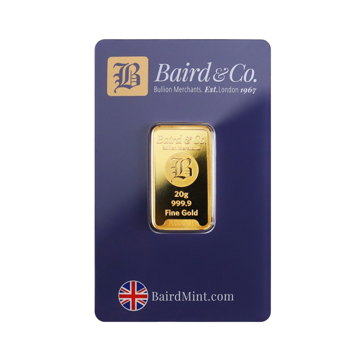 20g Gold Minted Bar