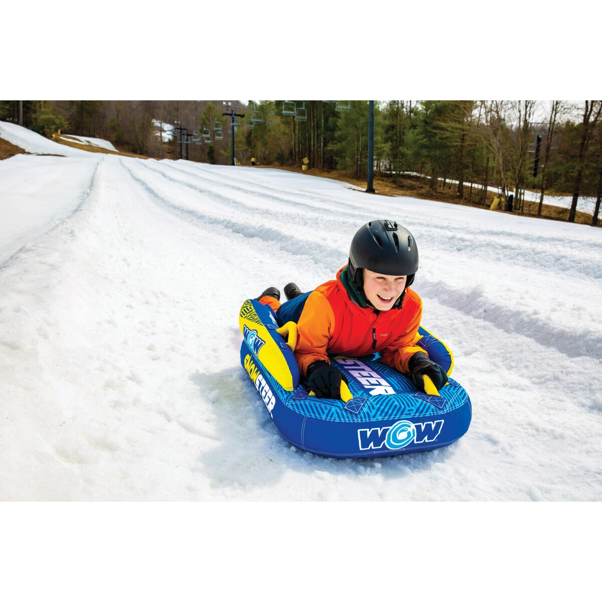 WOW Snowsteer Inflatable Sled