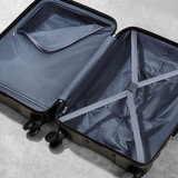 Rock Berlin 3 Piece Hardside Luggage Set in Charcoal