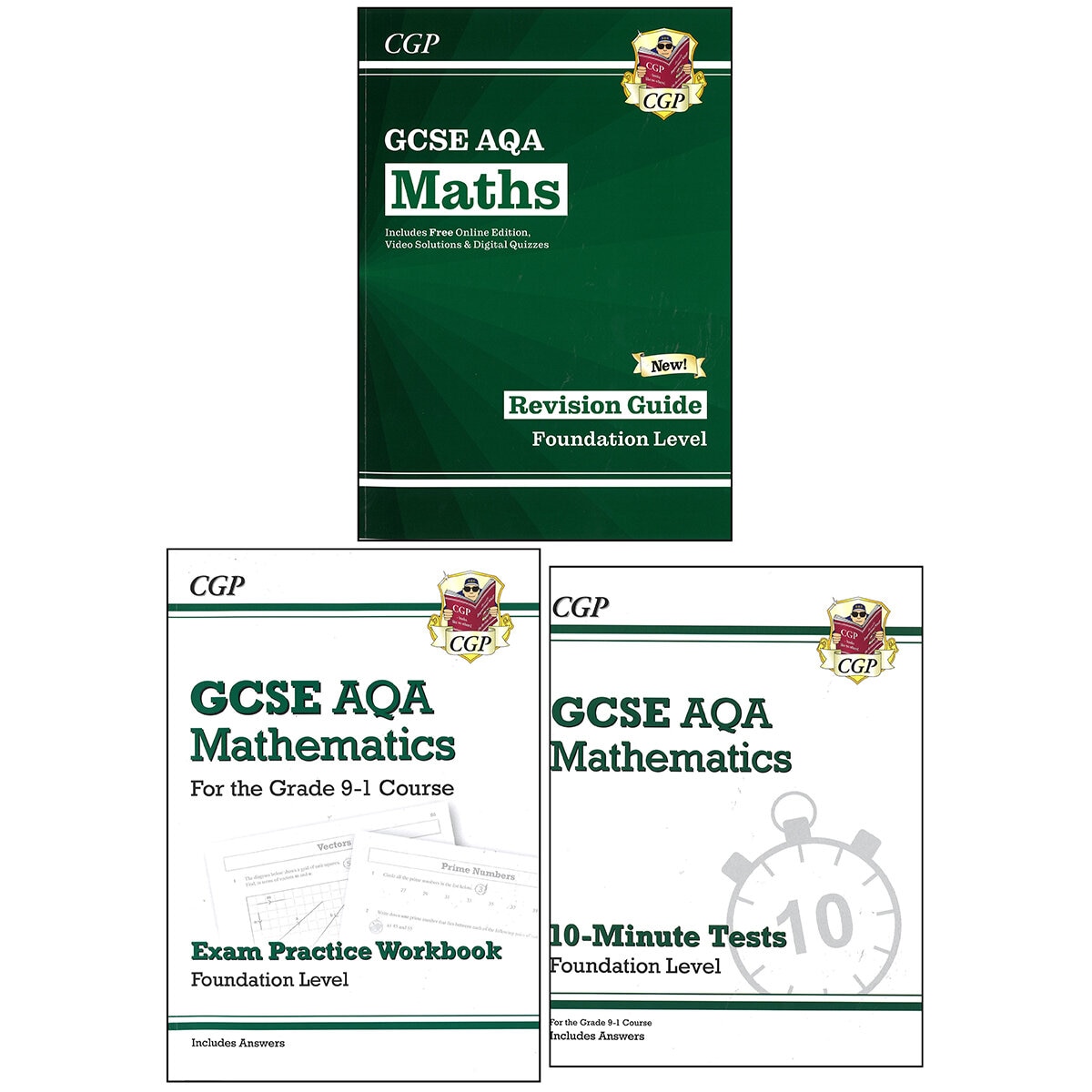 CGP GCSE x3 Books in 5 Options