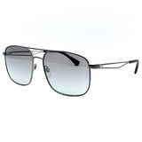 Emporio Armani Gunmetal Grey Sunglasses with Grey Lenses EA2106 30038G