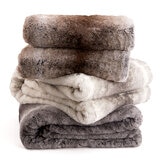 Mon Chateau Faux Fur Throw in 2 Colours, 152 x 177 cm