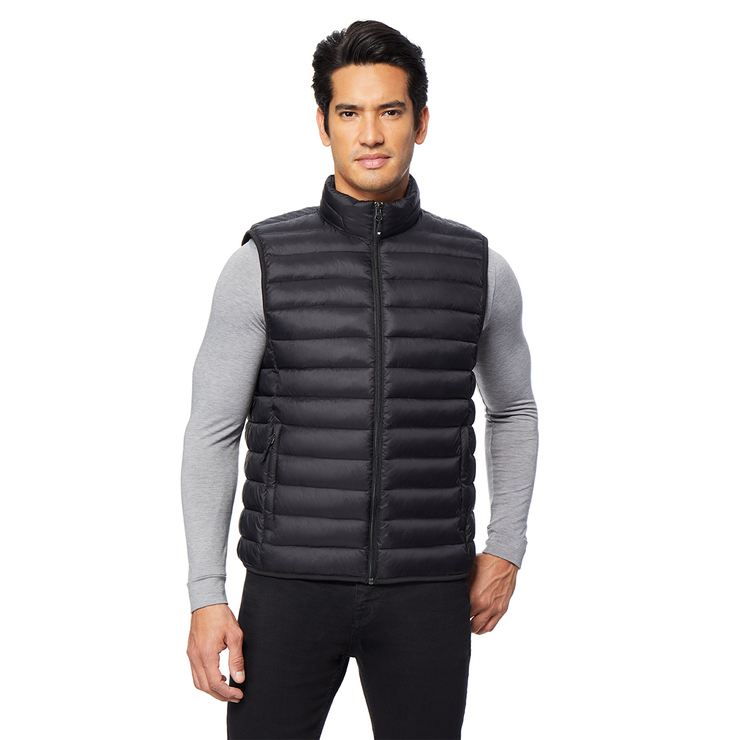 32 Degrees Men's Packable Vest in Black, Medium | Costco UK