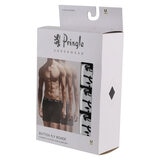 Pringle 2 x 3 Pack William Men's Button Boxer Shorts in White