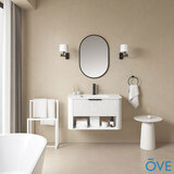 Lifestyle front facing of Ove Bella 900mm in White