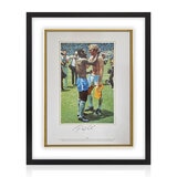 Pele Signed Brazil 16x12 Photo Frame