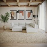 Henredon Murphy Cream 6 Piece Modular Fabric Sofa