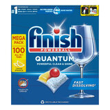 Finish Powerball Quantum Dishwasher Tablets, 100 Pack