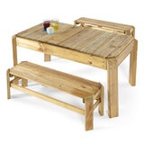 Plum Wooden Activity Table and Benches (3+ Years)