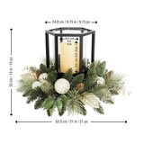 Christmas Hurricane Centerpiece - Silver / Metalic on Costco.co.uk