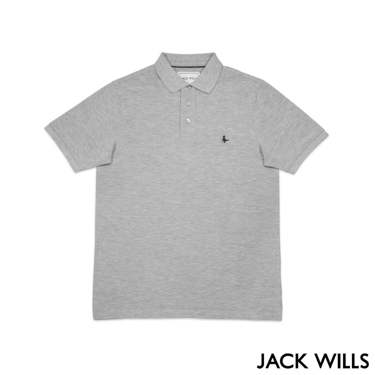 Jack Wills Men's Polo Shirt in Grey