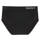 DKNY Seamless Rib Brief 4 Pack in Black