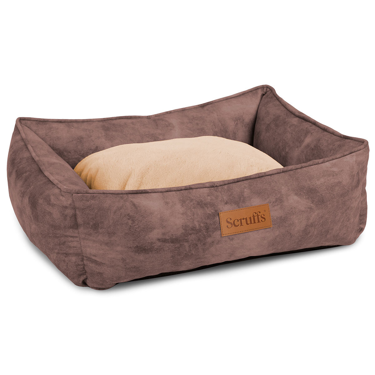 Scruffs Kensington Medium Pet Bed, 60cm x 50cm, in Grey