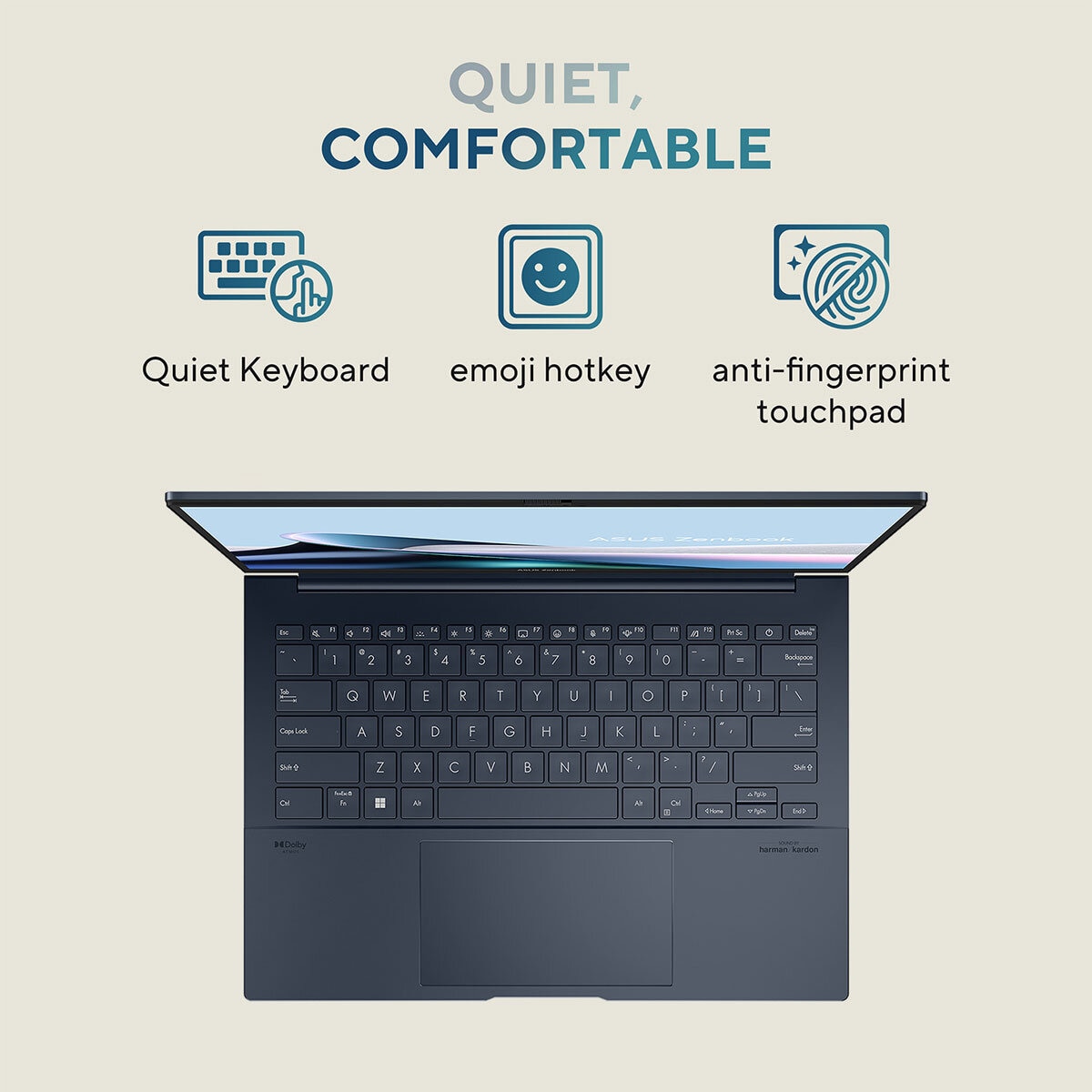 ASUS Zenbook, Intel Core Ultra 7, 16GB RAM, 1TB SSD, 14 Inch OLED Laptop, UX3405CA-QL104W ASUS Zenbook, Intel Core Ultra 7, 16GB RAM, 1TB SSD, 14 Inch OLED Laptop, UX3405CA-QL104W