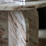 Gallery Amalfi Natural Marble Side Table