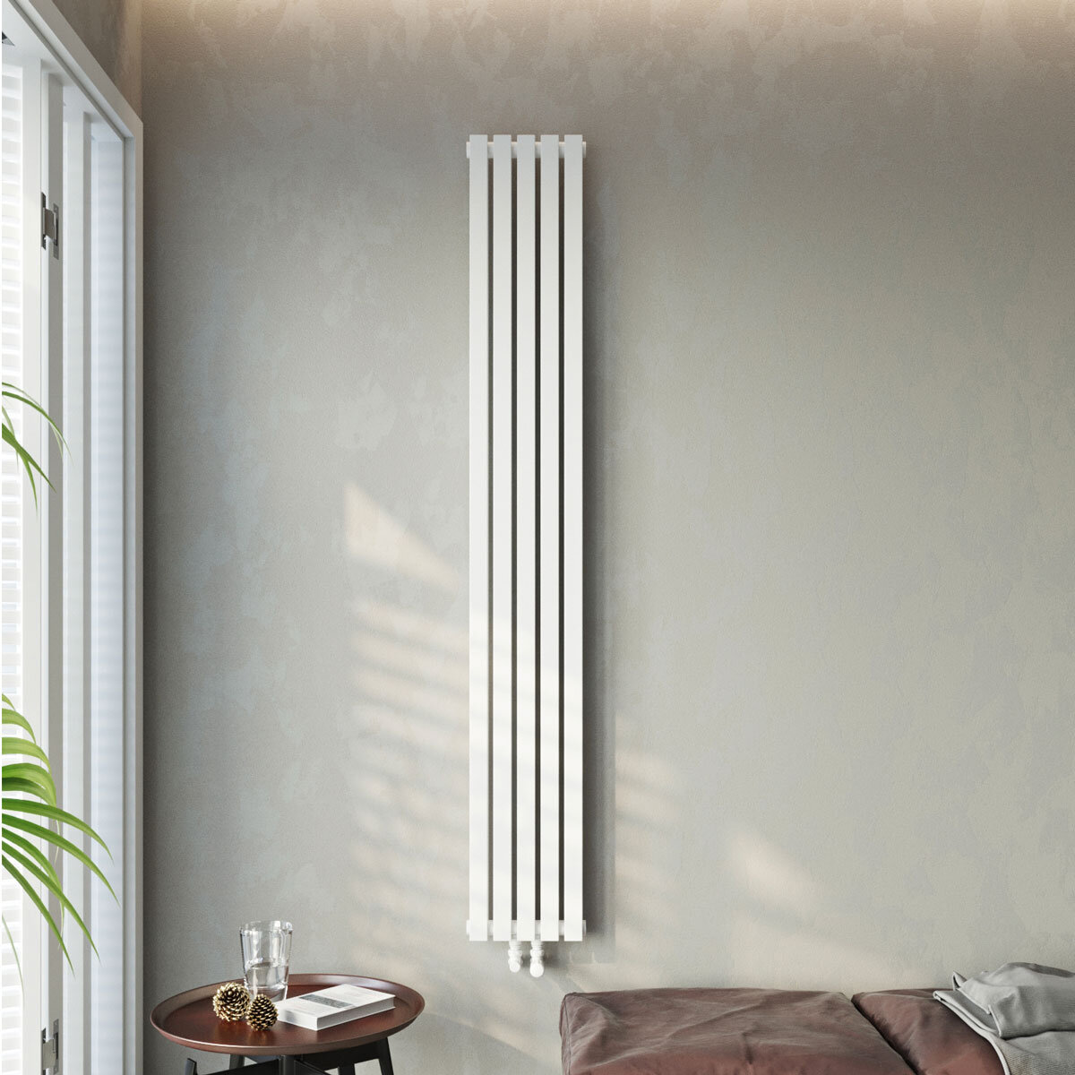 Ultraheat Linear Radiator in Three Colours 1800 x 268 x 61 mm