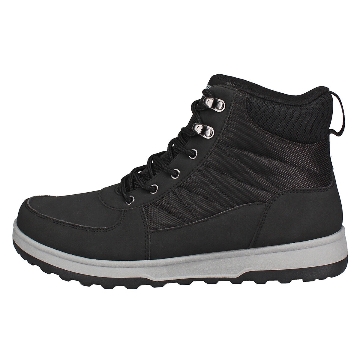 Khombu Mens Sneaker Boot in Black