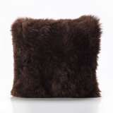 Bowron Long Wool Sheepskin Single Sided Cushion, 35 x 35cm