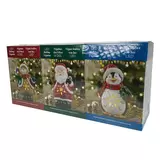 Buy Santa, Penguin & Reindeer Night Lights Set of 3 Box Image at Costco.co.uk