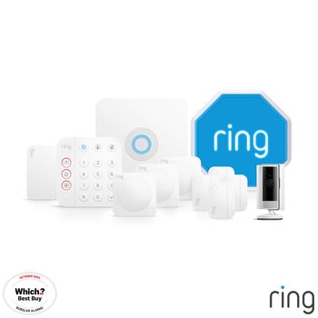 Ring 12pc Alarm Starter Kit Including Outdoor Siren with Indoor Camera Ring 12pc Alarm Starter Kit Including Outdoor Siren with Indoor Camera