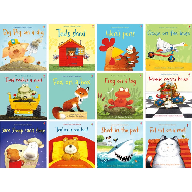 Usborne Phonics 12 Book Set (3+ Years) Usborne Phonics 12 Book Set (3+ Years)