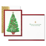 Hallmark Hand Crafted Christmas Card Assortment: Joys of the Season - 40 Pack