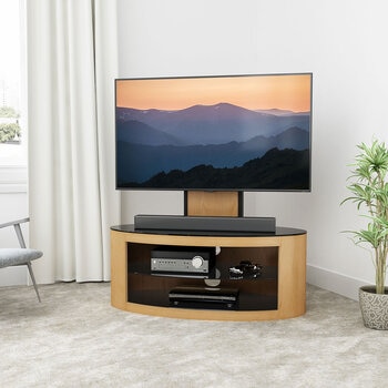 AVF Buckingham 1000 TV Stand for TVs up to 65", Oak AVF Buckingham 1000 TV Stand for TVs up to 65", Oak