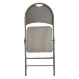 L'Image High Back Steel Padded Fabric Folding Chair